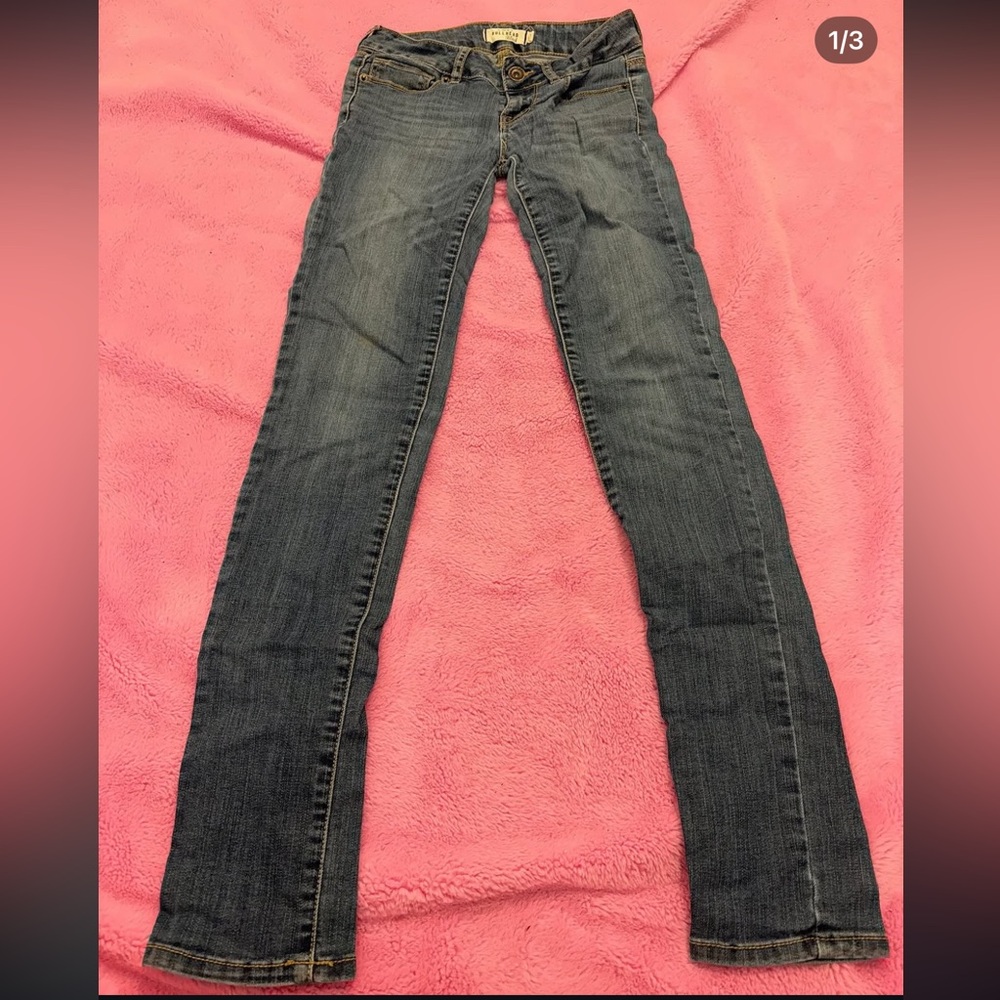 Bullhead Dark Blue Skinny Jeans
